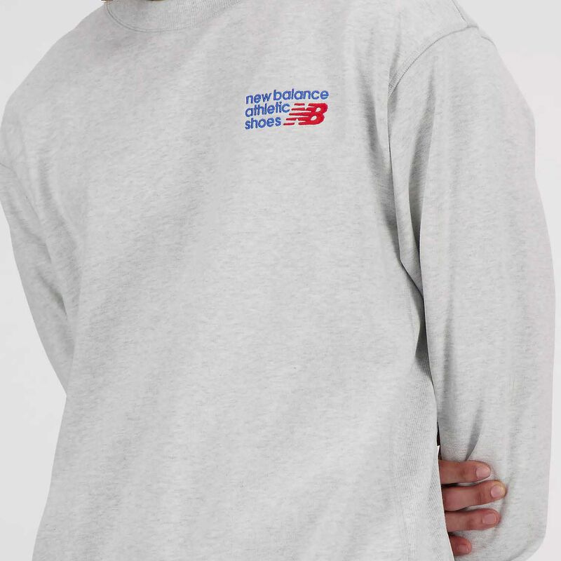 New Balance Athletics Relaxed Premium Logo Crew image number 2
